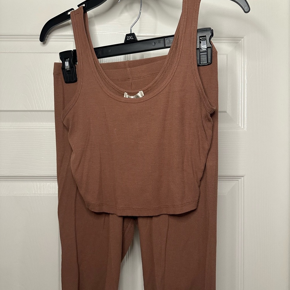 Bozzolo Mauve Ribbed Top